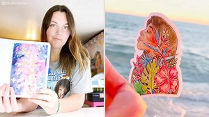 This Artist Paints Stunning Watercolor Illustrations Using Brush Pens