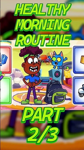 How to be healthy and strong 💪 PART 2 ⏰ Morning routine #forkids #educational #preschool