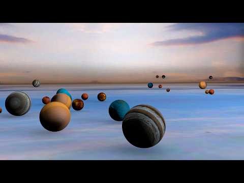 What if planets were like candy Сomparison