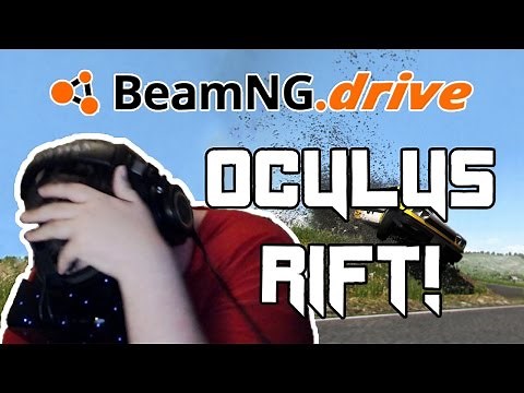 CAR CRASH IN VR - BeamNG.Drive with the OCULUS RIFT!