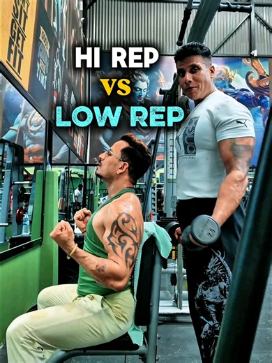 Replying to @flexwithashish High Rep vs Low Rep Research suggests that training anywhere from 5–30 reps close to failure can produce similar muscle growth. Why I Prefer 6 Reps: • Heavy enough to generate high mechanical tension. • Less time under discomfort and fatigue. • Easier to recover between sessions. • Lower cardiorespiratory demand compared with very high reps. Potential Downsides of Very High Reps: • Increased overall fatigue. • Longer recovery in some individuals. • Muscle burn and dis