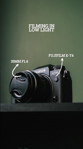 Fujifilm X-T4 Low Light Camera Setup #cinematic #japan #filmmaking