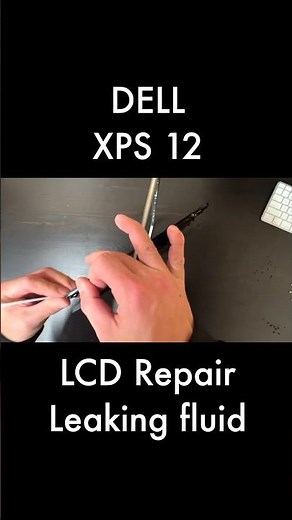 Fixing Dell XPS 12 LCD Leak | Laptop Screen Repair #laptoprepair #xps #dell