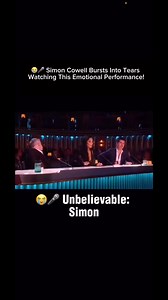 😭🎤 Unbelievable: Simon Cowell Bursts Into Tears Watching This Emotional Performance!Watch the video in the comments. | Just Interesting