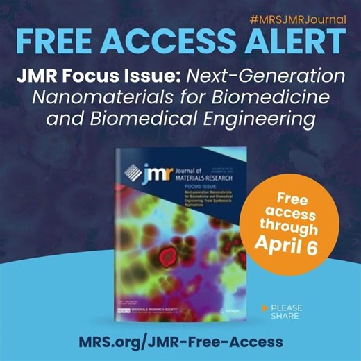JMR Focus Issue: Next-Generation Nanomaterials for Biomedicine