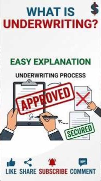 What is Underwriting? Explained in 30 Seconds! 📝💰 #Studication #finance #underwriting #education