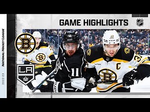 Bruins @ Kings 1/5 | NHL Highlights 2023