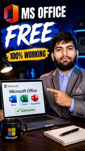 MS Office FREE Lifetime 😱 | 100% Working Method 2026