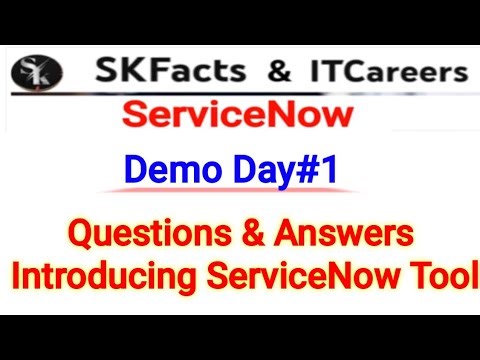 ServiceNow Demo #1 Questions & Answers session #ServiceNow #skfacts