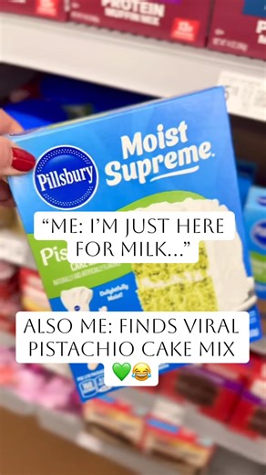 Spotted 👀 The viral Pillsbury Pistachio Cake Mix is real and it’s at Walmart! 🛒💚 Who else needs this in their cart ASAP? 🥳 #ViralFind #PistachioPerfection #WalmartRun | Passion For Savings