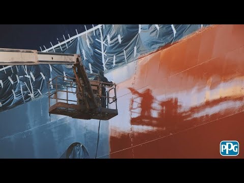 PPG electrostatic application at Gemak Shipyard in Turkey