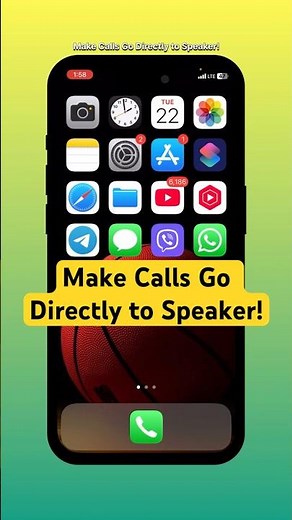 Hands‑Free Calling: Always Speaker Option! #iphone #shorts