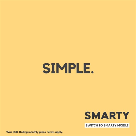 10GB. £6. And you're free to leave anytime. It doesn't get simpler than SMARTY. | SMARTY