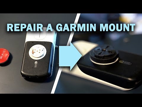 Repair a Garmin Edge Mount with a Trigo Replacement