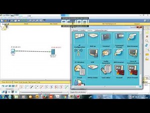 simulation makes an HTTP server on the network with cisco packet tracer student