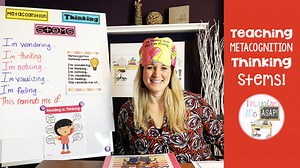Reading is thinking: Video on how to use thinking stems
