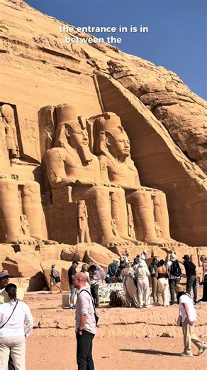 Abu Simbel temple of Ramses II: statues, halls and wall scenes