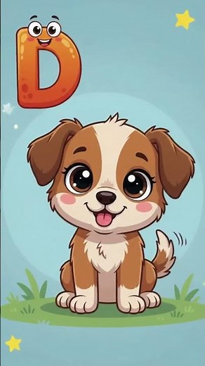 🐶 Letter D Sound Song | D Says /d/ | Fun Phonics for Kids #Shorts