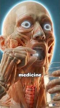 What Happens Inside Your Body After Taking a Pill? 💊 (3D Anatomy) #Shorts
