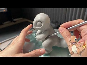 Realistic Charmander Sculpture