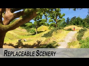 Replaceable landscape for access, ease and variation