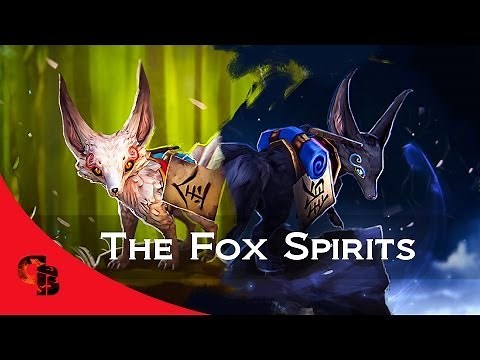 Dota 2: Store - Courier - Jin and Yin Fox Spirits