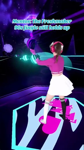 Mentos The Freshmaker 90s Jingle Custom Map in @SynthRiders #mentos #mentoschallenge