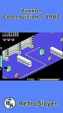 Zaxxon Gameplay Colecovision #retrogaming #colecovision #zaxxon