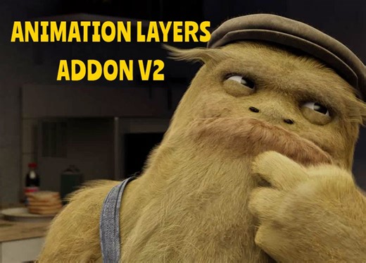 iBlender双语版插件 Animation Layers 2.1.86 动画图层 最新中文汉化版 简化NLA标准非线性 Blender教程_哔哩哔哩_bilibili