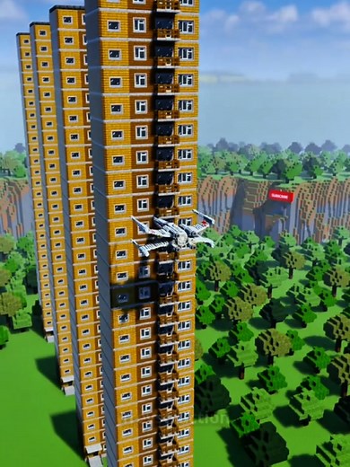 Minecraft: Can Glass Stop Arrows? Star Wars Ships vs Towers!