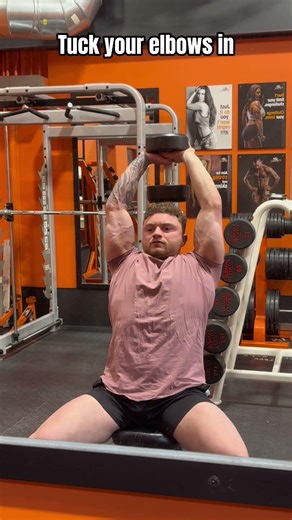 1. Tuck your elbows in2. Elbows glued in place3. Lower back neutral4. Control movement #fitnesstips