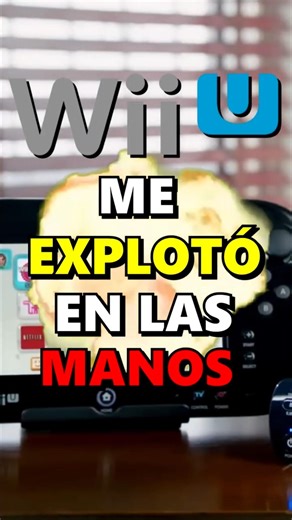The Wii U exploded in my hands 🤯 #WiiU #Nintendo #Shorts