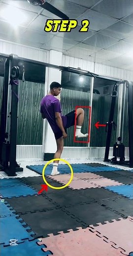 #kickboxing powerful push kick attack tutorial # powerful attack #viral