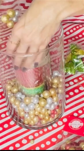 Bring the holiday spirit to your table with this DIY Dollar Tree festive vase centerpiece that's both easy and enchanting! 🎄🎉🌟 #DollarTreeDIY #FestiveCenterpiece | Olivia's Romantic Home DIY