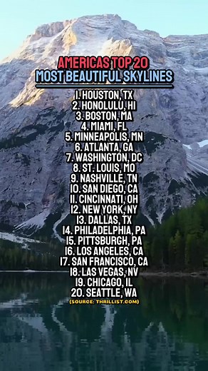 Americas Top 20 Most Beautiful Skylines #usa #skyline #city #traveltok | Idaho News Daily