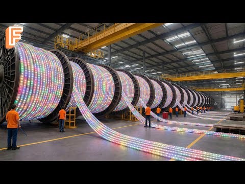 How Billions of LED Lights Are Made Every Year Inside Massive Processing Factory