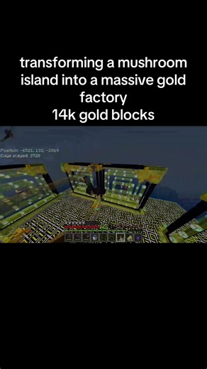 Massive Minecraft Gold Farm: 1 Gold Block Per Second