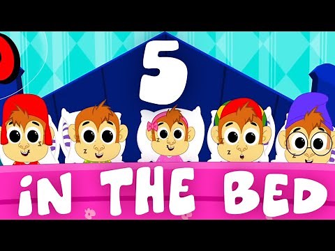 Five In The Bed | Nursery Rhymes | Kids Songs For Babies