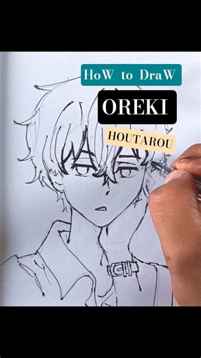 How to Draw OREKI HOUTAROU ♥️ #anime #hyouka#shorts‪@OLIVER_artwork‬ #howtodraw#artwork#sketch#art