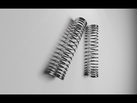 3D MAX spring modeling