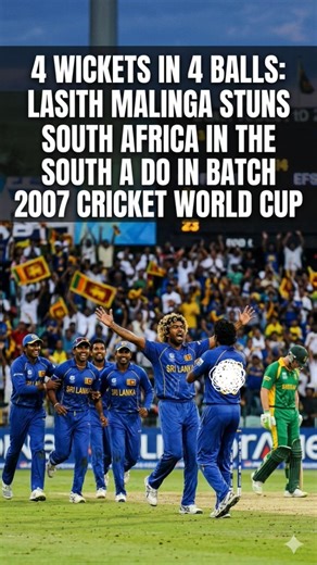 Lasith Malinga’s Incredible 4 Wickets in 4 Balls