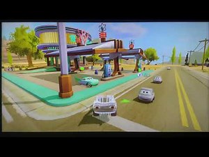Disney Infinity Cars Playset Full Walkthrough Part 1 | Wii U, Xbox 360 & PS3 Version
