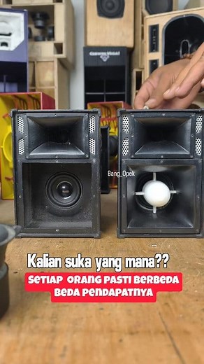 453K views · 3.5K reactions | Perbandingan speaker dengan horn dan tanpa horn | miniatur sound system | Facebook