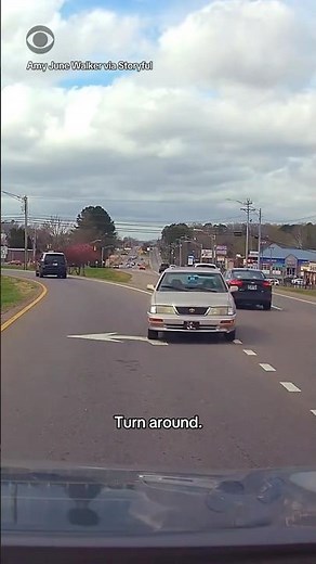 Cleveland, Tennessee, couple redirects woman driving in wrong direction #shorts