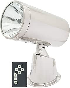 Marinco 22150A IP67 Stainless Steel Spot/Flood Light With Remote, 24V