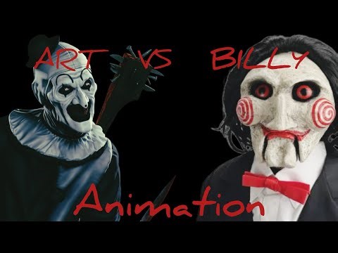 Art The Clown VS Billy The Puppet Animation