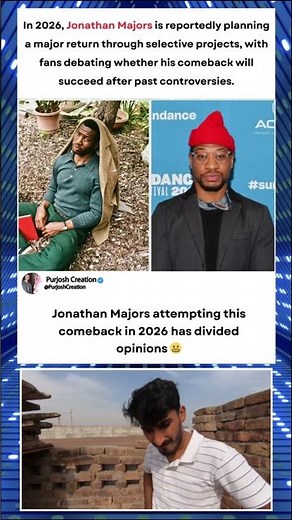 Jonathan Majors’ 2026 Comeback Move Is Risky 😳🔥