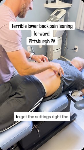 Lower back pain every time he leans forward! #chiropractic #adjustment #chiropractor #chiro #backpain | Revive Chiropractic & Rehabilitation