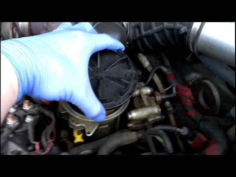 1996 Powerstroke Fuel Filter and Oil Change