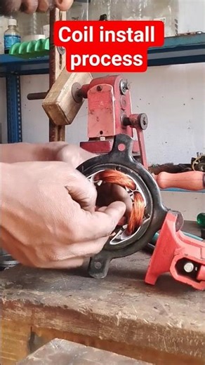 Fan call install process ll coil install kaise kiya jata hai #coil #install #viral